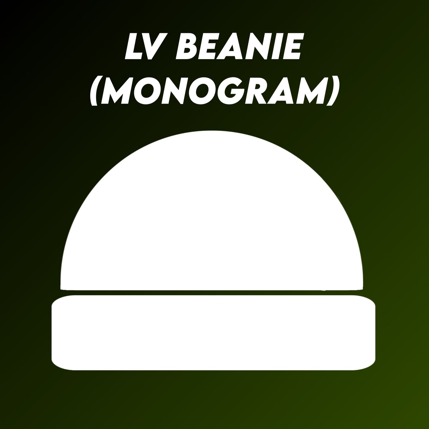 BEANIE (MONOGRAM)